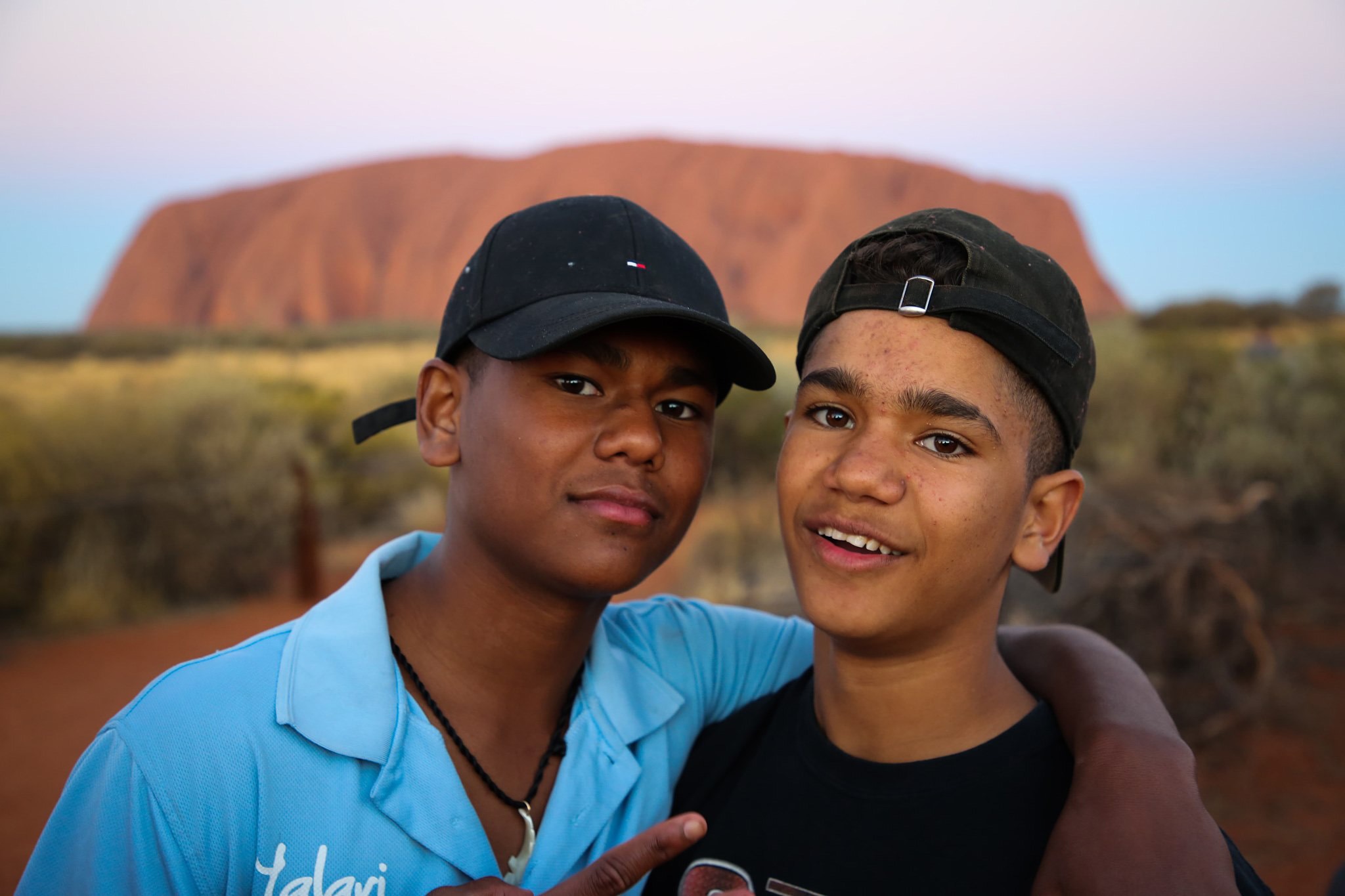 Yalari Students at Uluru