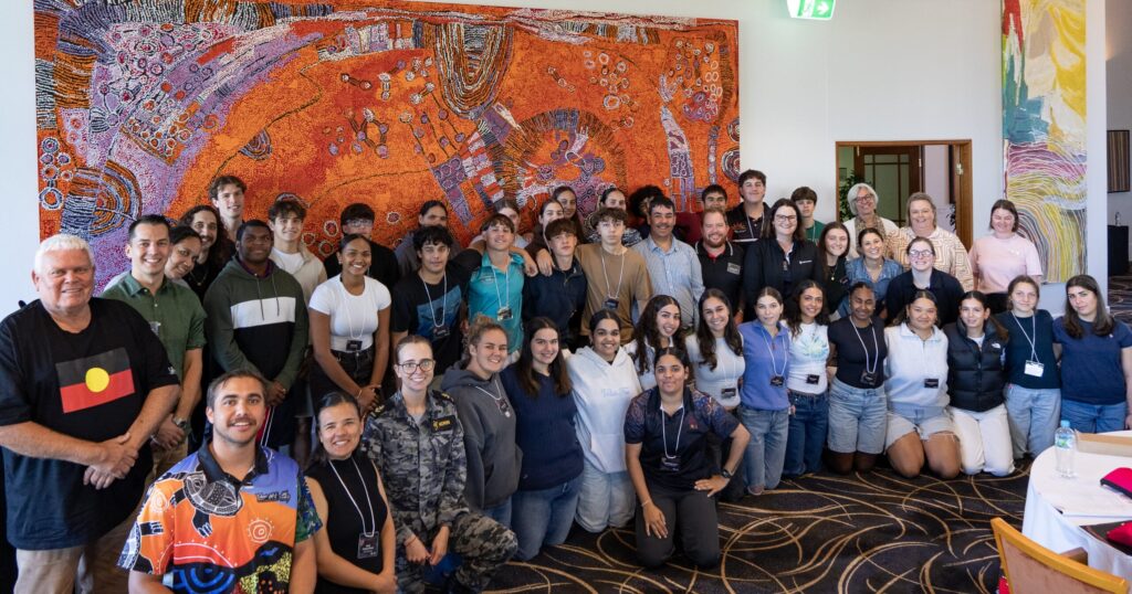 Yalari students participating in indigenous school camp experience