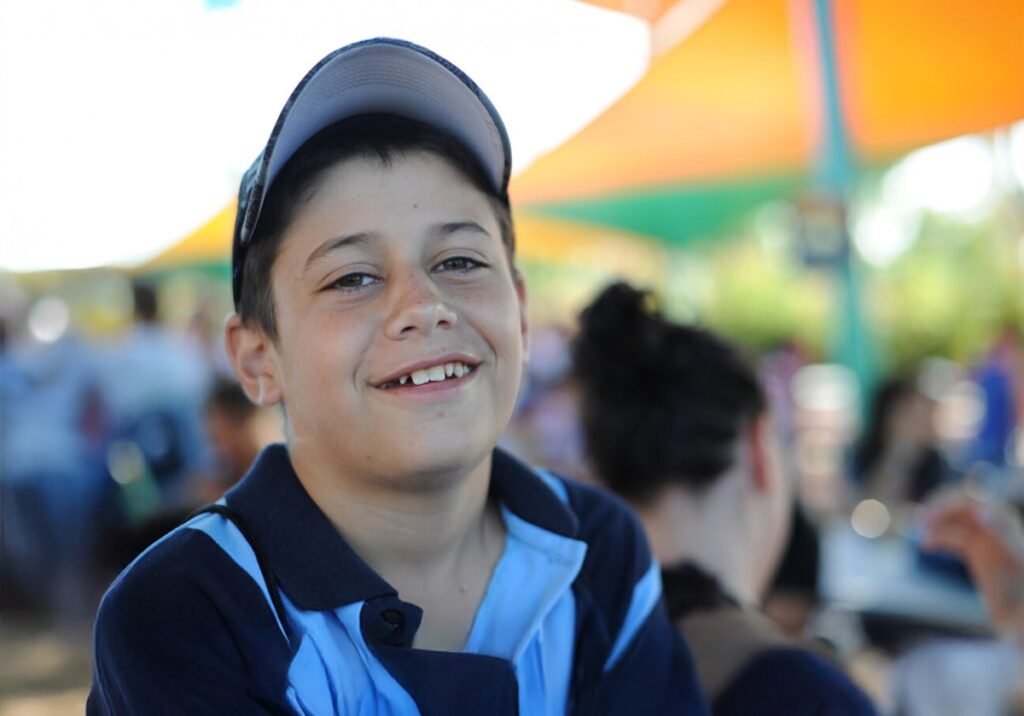Todd Ellis at Yalari's Orientation Camp in 2008