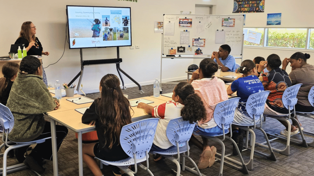 students in a classroom receiving yalari ready orientation